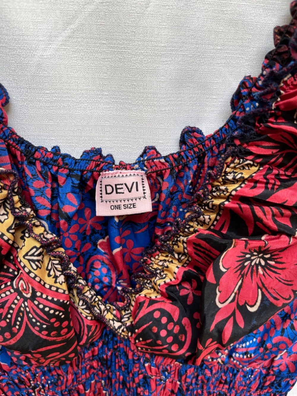 Flowered Ruffle Sleeved Ruched Maxi Sundress - Picture 3 of 6